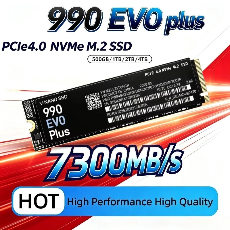 M.2 Nvme 4Tb Pcie 4.0 Ssd - 990 EVO Plus, SSD TLC 3D