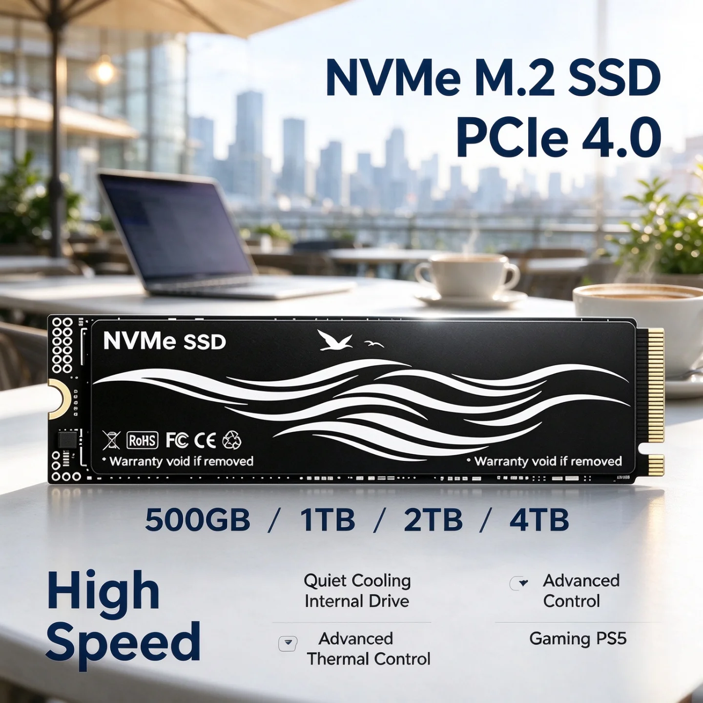 M.2 Nvme 4Tb Pcie 4.0 Ssd - SSD NVMe M.2 PCIe 4.0 con