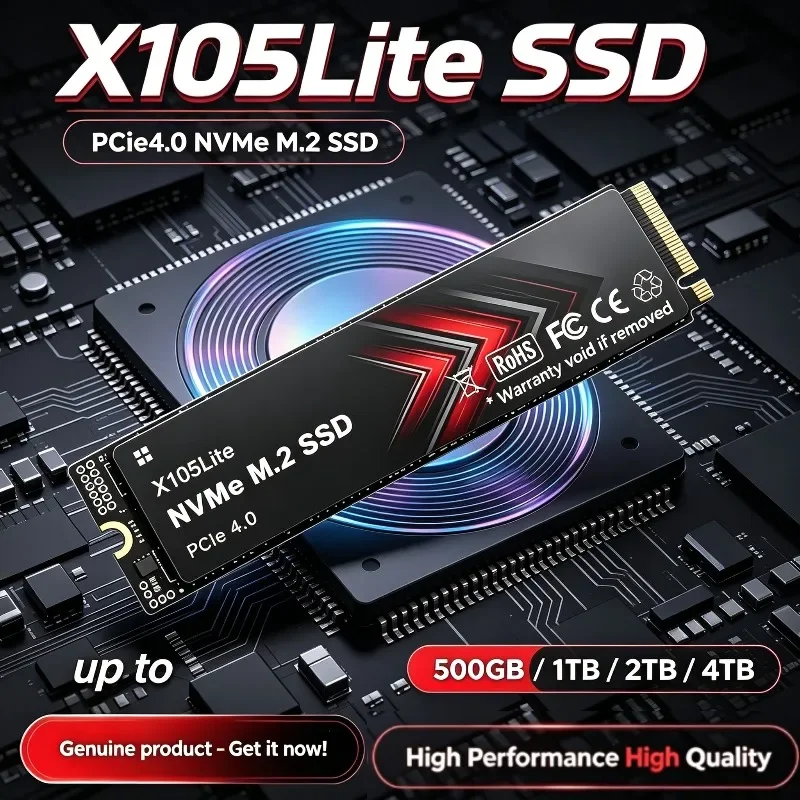 M.2 Nvme 4Tb Pcie 4.0 Ssd - SSD NVMe X105Lite Nuovo di Zecca,