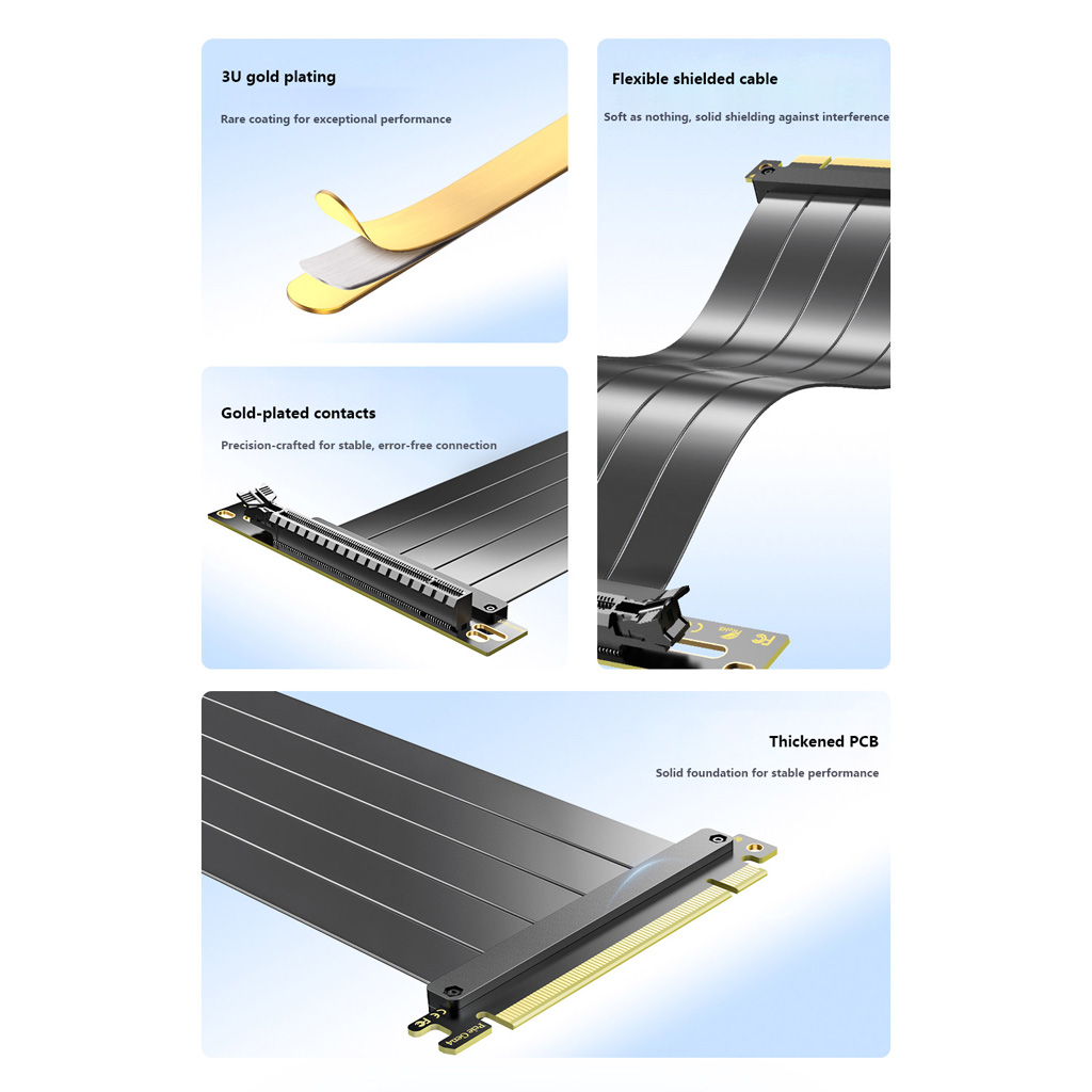 Cavo di prolunga PCIe 3.0 / 4. - Pcie 4.0 X16 Riser Cable 90 Degree recensione e prezzo