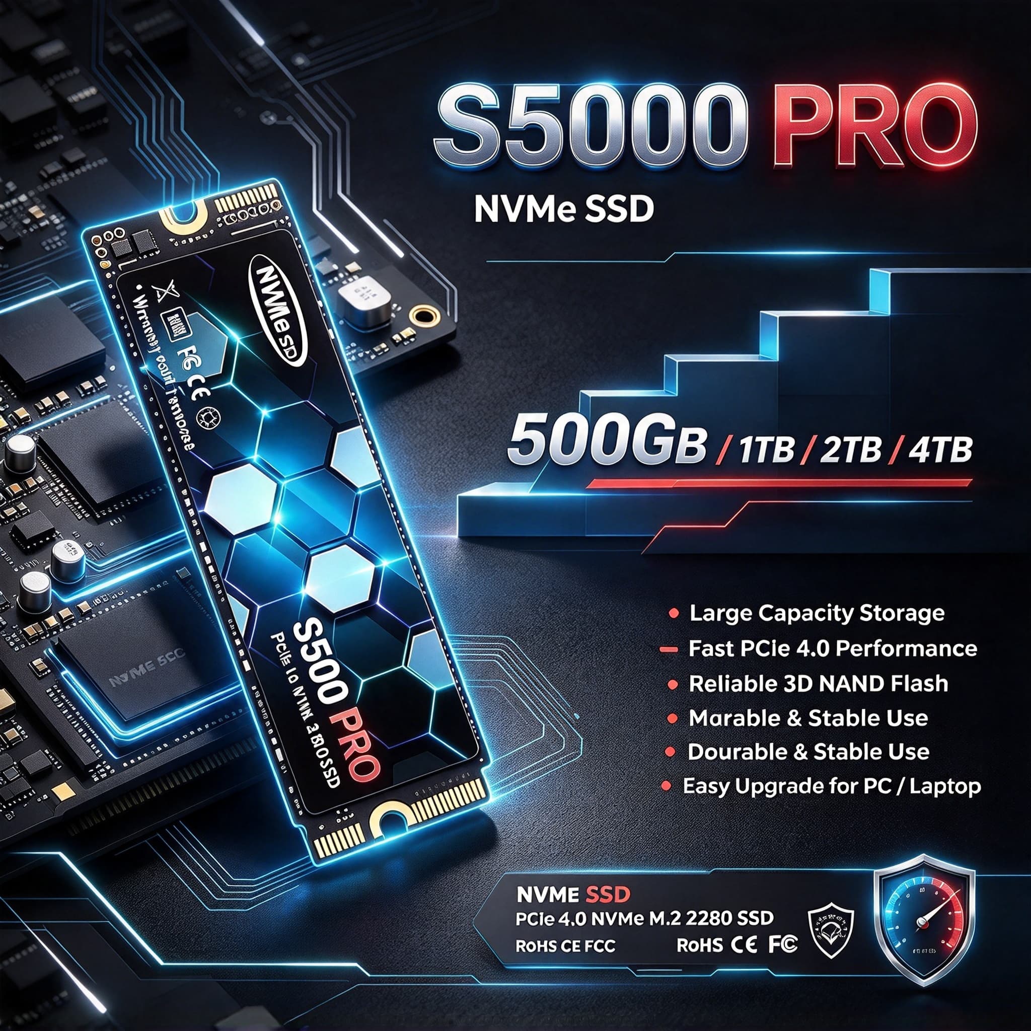 SSD interno M.2 PCIe 4.0 NVMe  - M.2 Nvme 4Tb Pcie 4.0 Ssd recensione e prezzo