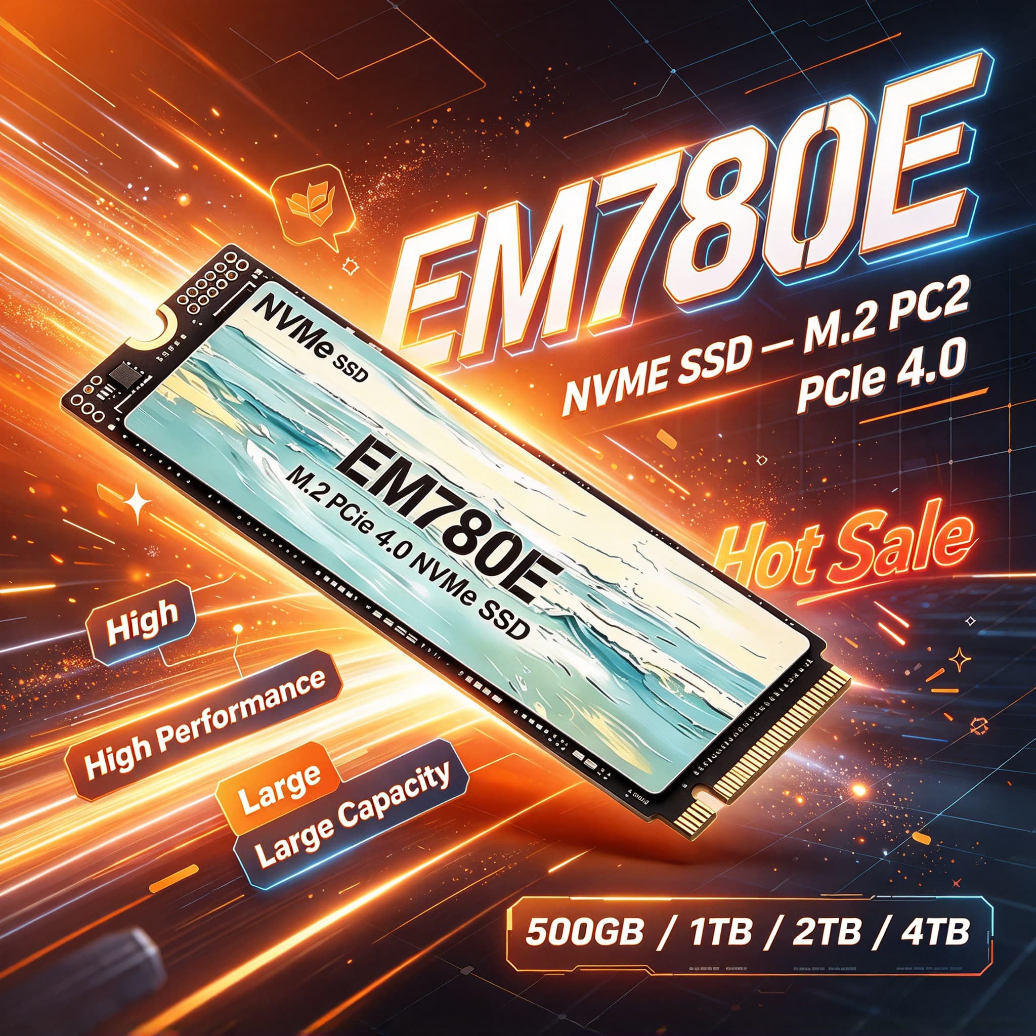EM780E SSD M.2 NVMe PCIe 4.0 5 - M.2 Nvme 4Tb Pcie 4.0 Ssd recensione e prezzo