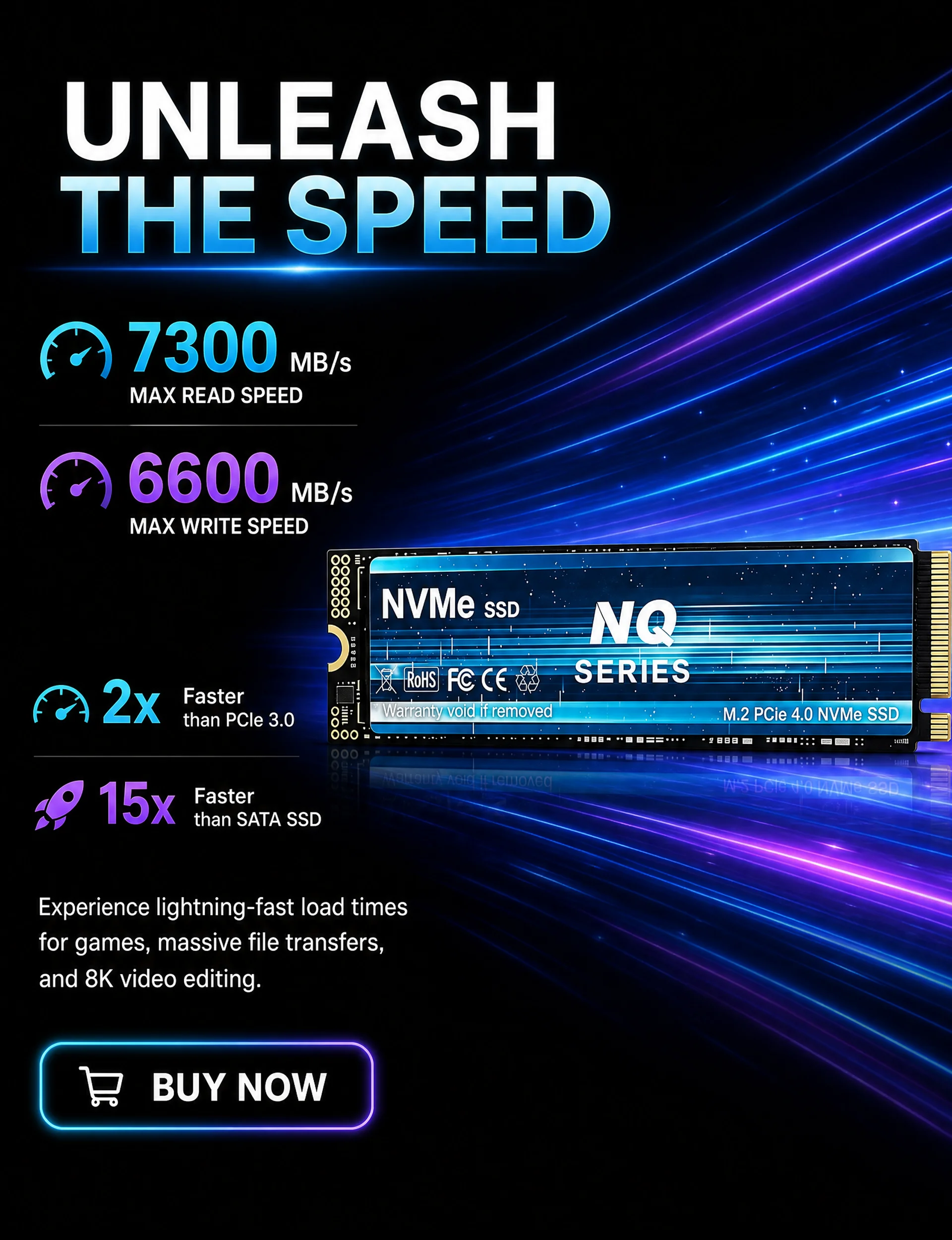 SSD NVMe serie NQ con unità in - M.2 Nvme 4Tb Pcie 4.0 Ssd recensione e prezzo