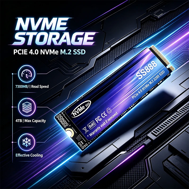 SS888 M.2 NVMe PCIe 4.0 SSD 73 - M.2 Nvme 4Tb Pcie 4.0 Ssd recensione e prezzo