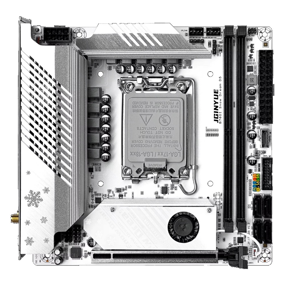 JGINYUE B760i-Snow Dream Sched - Lga 1700 Ddr5 Itx Motherboard recensione e prezzo