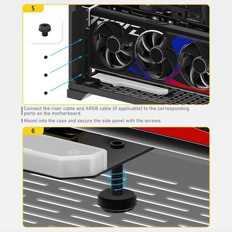 ● Staffa di montaggio vertical - Pcie 4.0 X16 Riser Cable 90 Degree recensione e prezzo