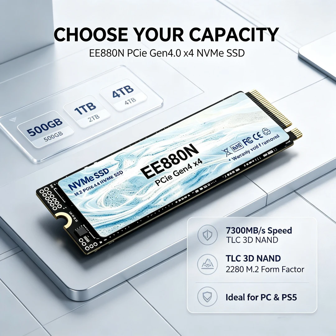 2026 Nuovo EE880N SSD M.2 NVMe - M.2 Nvme 4Tb Pcie 4.0 Ssd recensione e prezzo